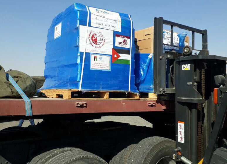 Medical Shipment prepares to leave Jordan for Gaza