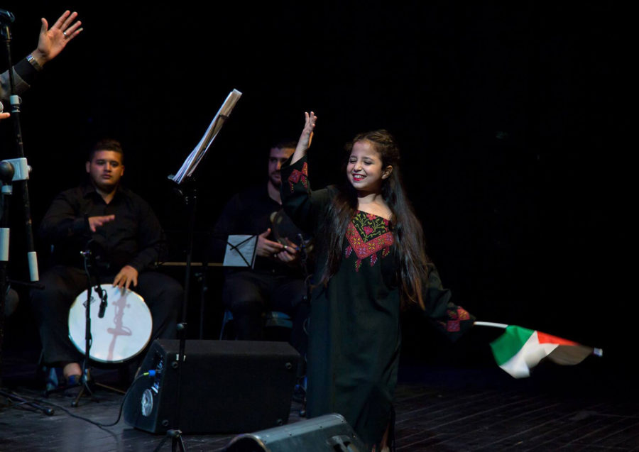 Palestinian children embrace their culture at concert in Jerusalem.