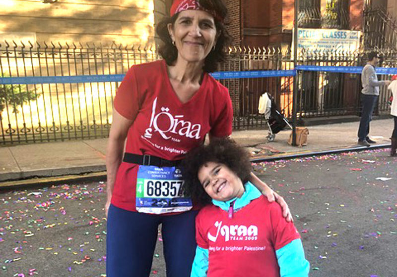 Laila runs the 2018 NYC Marathon as part of Team Iqraa.