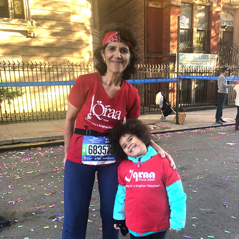 Laila runs the 2018 NYC Marathon as part of Team Iqraa.