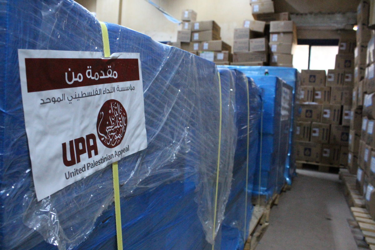 New shipment of pharmaceuticals arrives in Gaza.