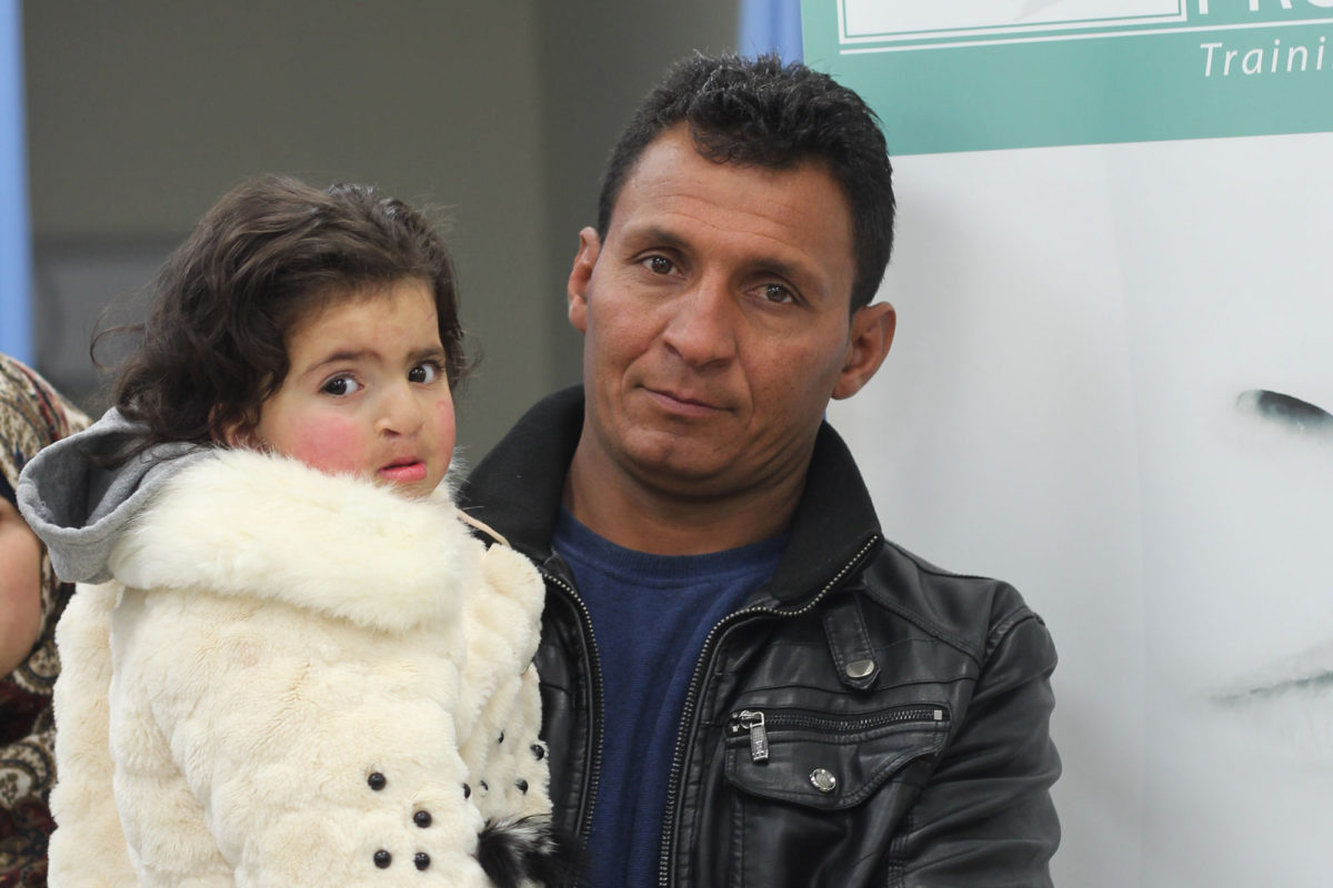 Naseem and his daughter Sarah
