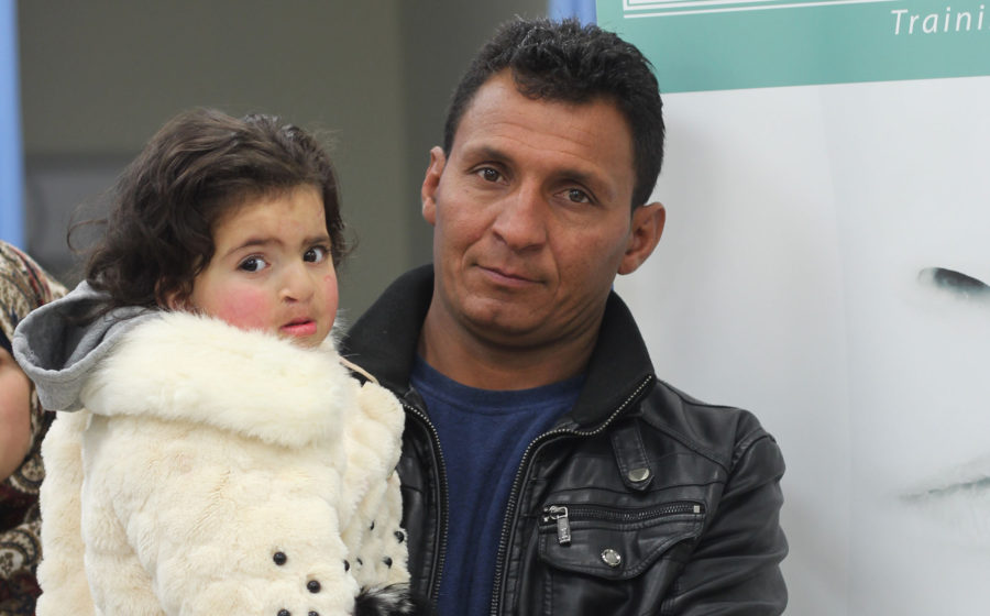 Naseem and his daughter Sarah