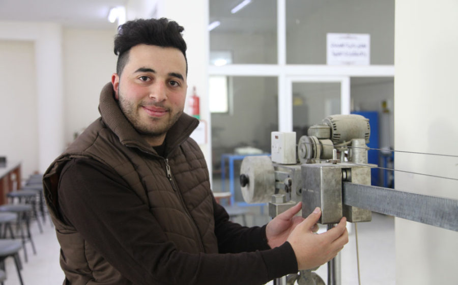 Yousef, a student in Palestine